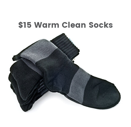 $15 Warm Clean Socks